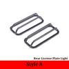 For Mercedes-Benz G-Class W463 2004-2018 Carbon Steel Front Side Marker Light Headlight Rear Fog Protective Cover Accessories