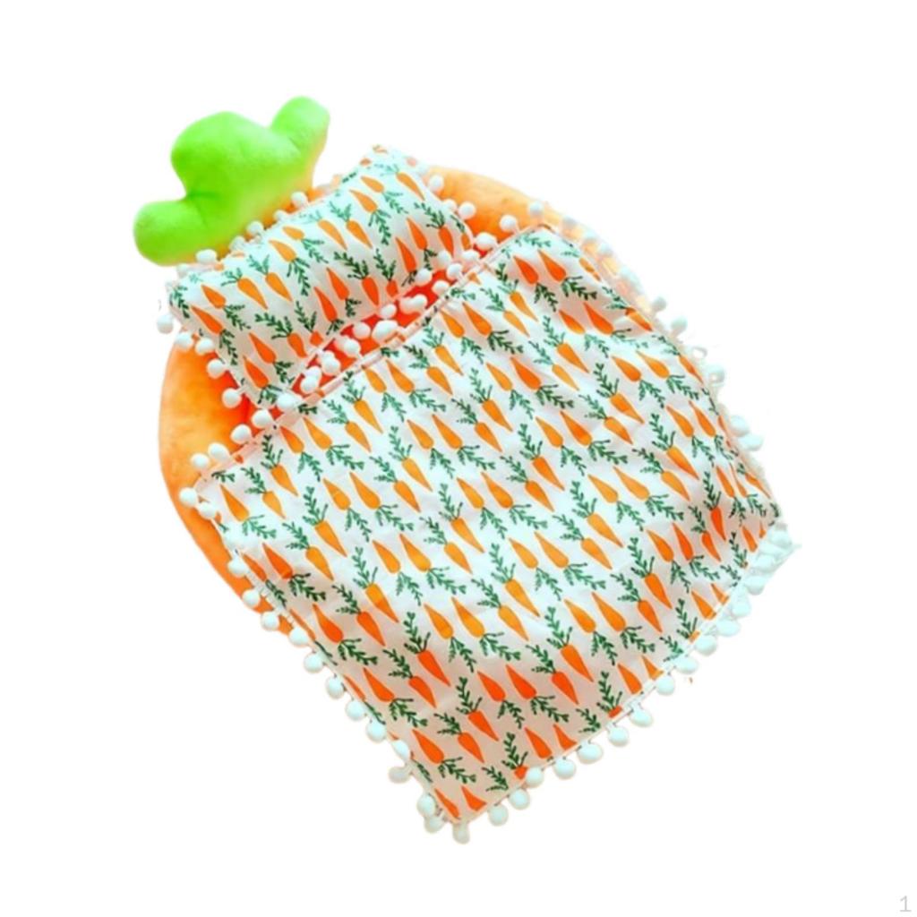 Doll Bed Desktop Display Quilt Mattress Pillow Miniature Furniture for Bedroom Decoration