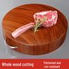 Zhi Shi Thick Round Solid Wood Cutting Board