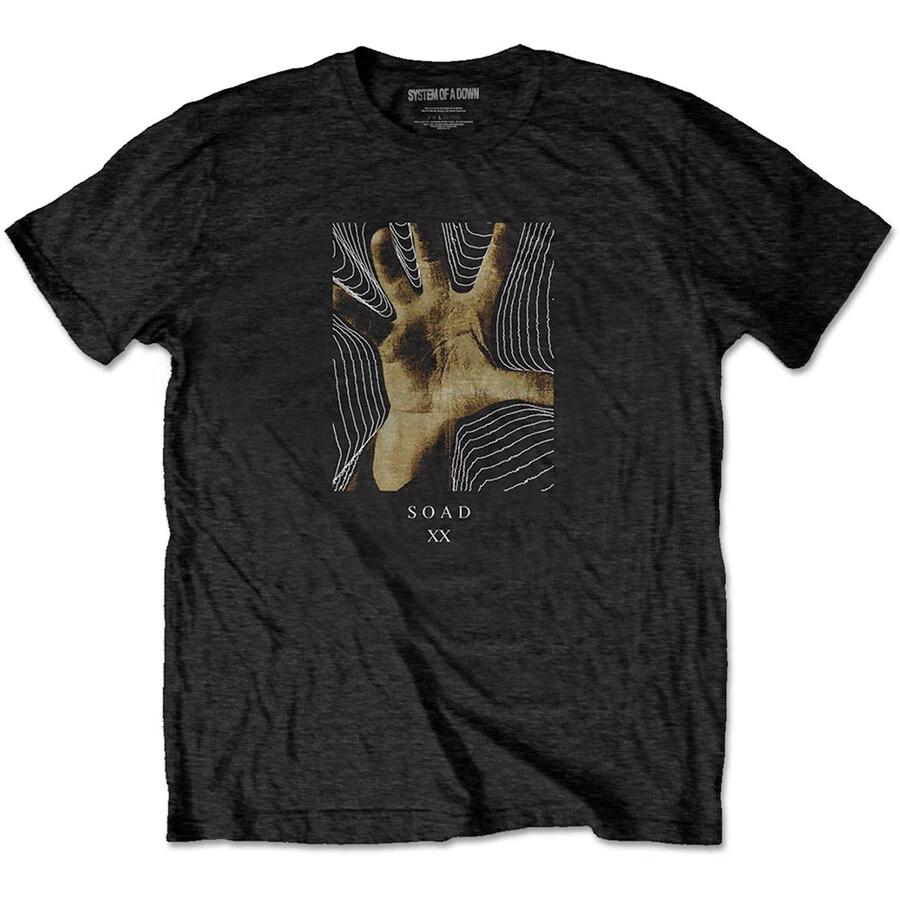 System Of A Down - 20 Years Hand - Black T-shirt M