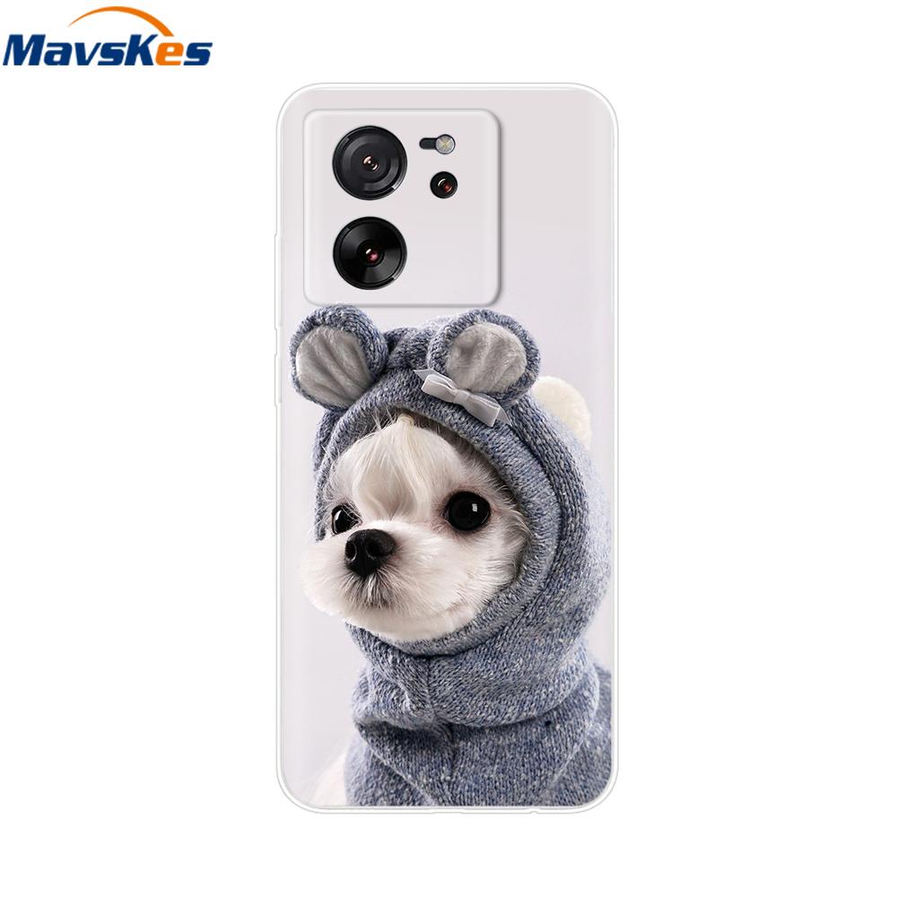 Clear Silicone Case For Xiaomi 13T Pro Back Cover For Xiaomi 13T Case Soft TPU Bumper Protective Phone Cases Mi13T Fundas Coque