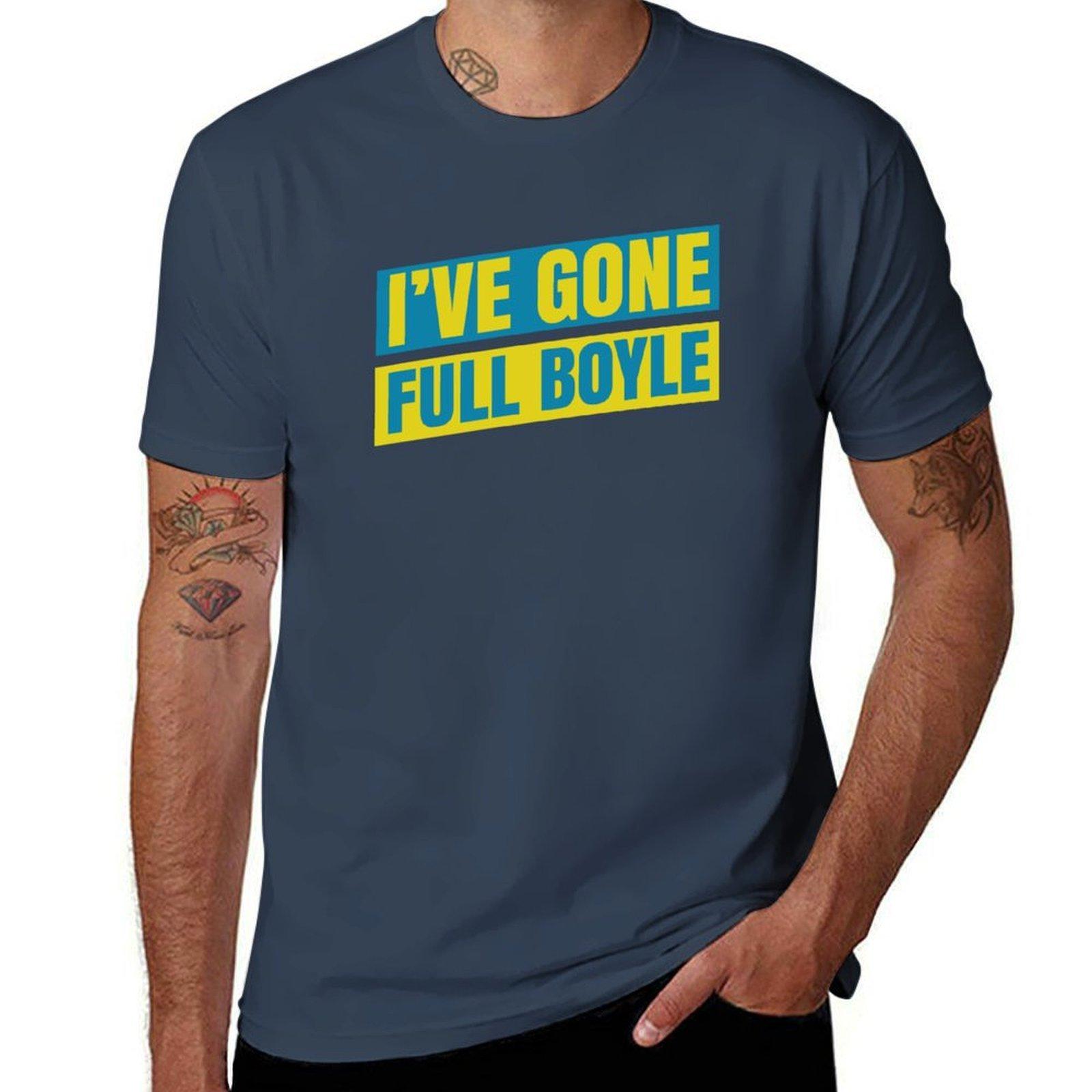 Full Boyle Tshirt Casual Loose Fit Short Sleeve Tshirt S