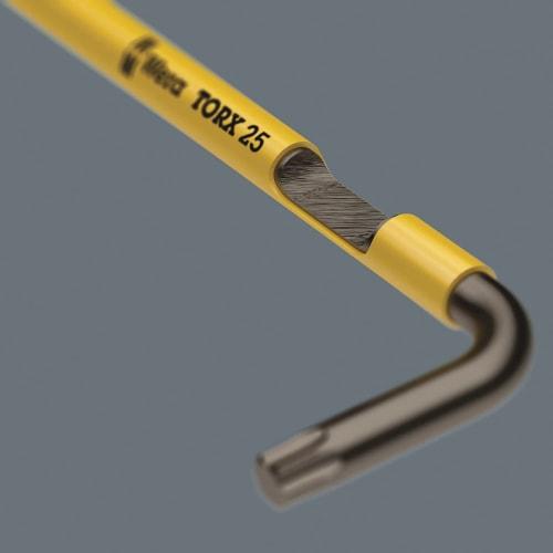 Wera 05024480001 | L-Shaped Torque Wrench Set 967/9 TX XL Multicolor 1, 9-Piece Set [Officially Imported from Japan]