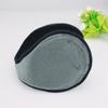 Men's Plus Velvet Thick Plush Winter Ear Warmers with Solid Color Rear-Worn Design for Cold Protection