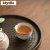2 Stück/Los Lard Jelly Ru Ofen Kleine Garten Teetasse Antike Teeschale Kännchen Teeverkostung Meditationsbecher Chazhan Meistertassen Teeset 70ml