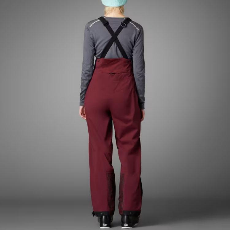 Adidas Terrex Techrock 3L Gore-Tex Bib Pants Women Pants Shadow-Red IB1207