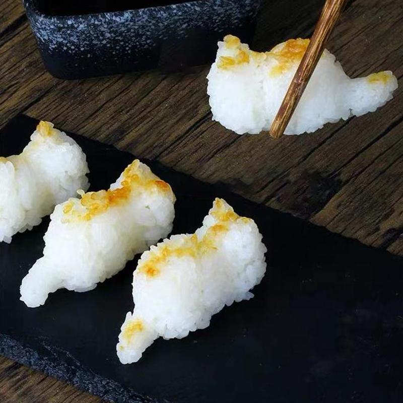 Japan Imported Cat Rice Ball Mold Baby Eating Utensils Household Plastic Sushi Molds Complementary Food Rice Molding Machine