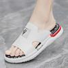 Chinese style trend men's summer one-word drag bathroom non-slip leisure travel non-slip out moisture slippers