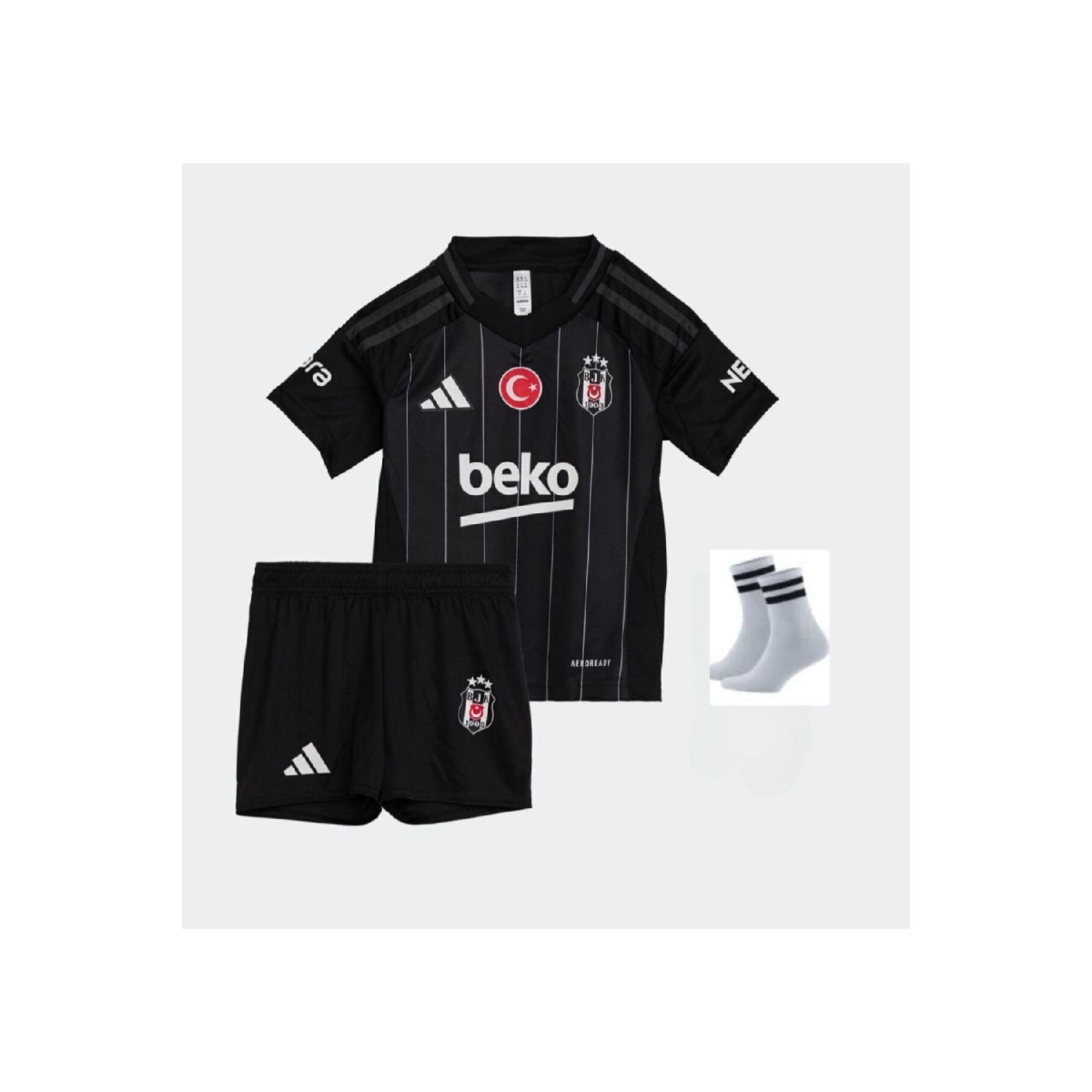 

Комплект из 3 детских футболок для футбола Beikta-anonymous, черный, новый сезон 2024/2025 3-4 Yaş тёмно-синий