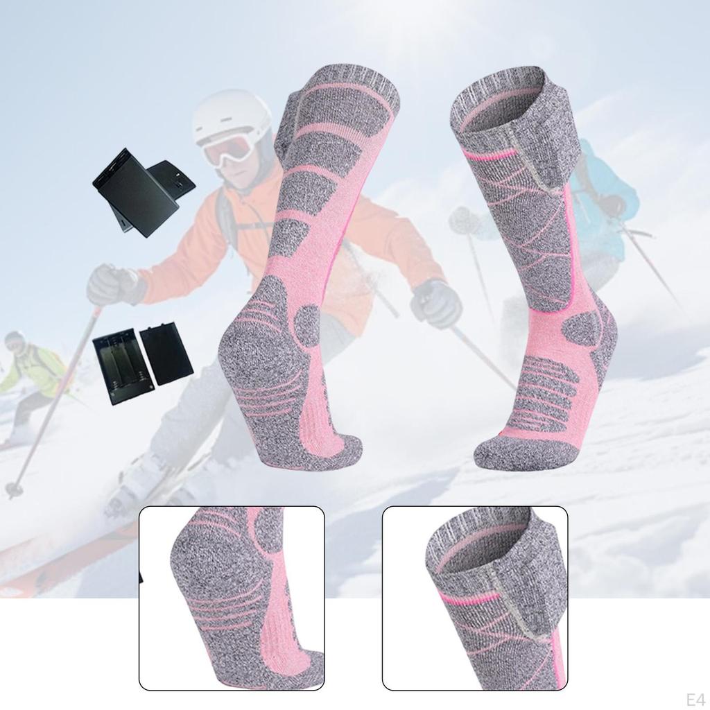 Heated Socks Boot Sock Knee High for Outdoor Sports Skating Skiing Hiking