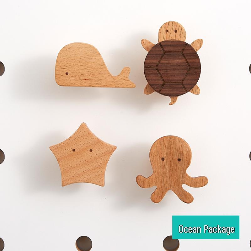 Woodworking Uncle Solid Wood Pegboard Hook for Clothes