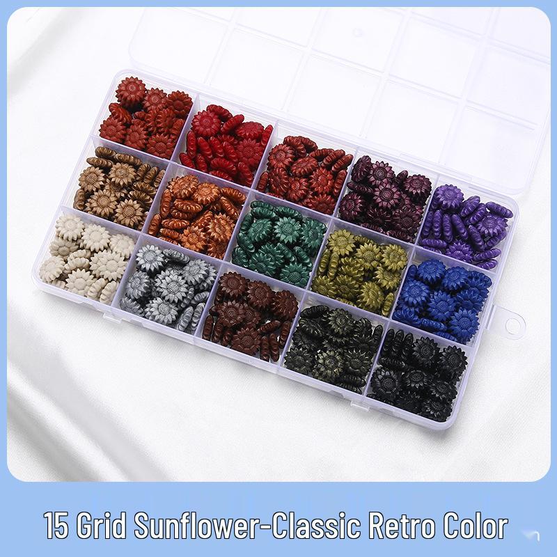 24-Color Sunflower Seal Wax Pearlescent Particles
