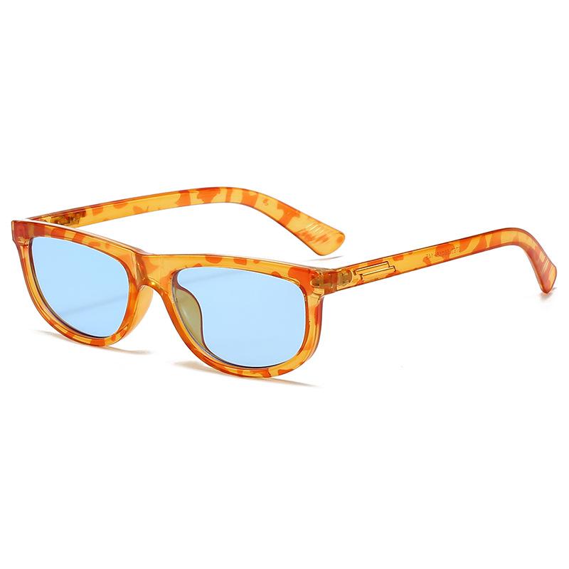 New sunglasses big-name flat for European and American style square sunglasses male and female stars fashion high-end glasses