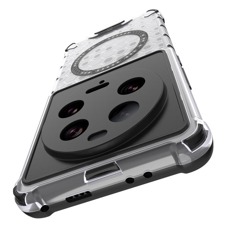 Universal Honeycomb Magnetic Case for Redmi K60 Extreme/Xiaomi 15T Pro - Heat Dissipation & Anti-Fall Protection