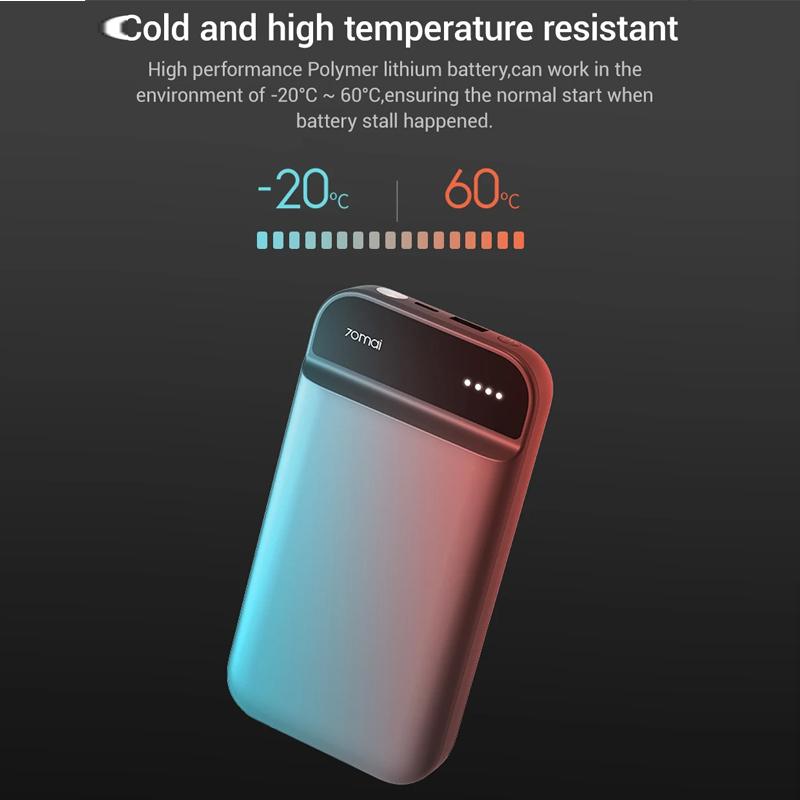 Xiaomi Mijia 70mai Jump Starter 70Mai car jump starter Battery Power Bank car starter Auto Buster Car Emergency Booster Engine start