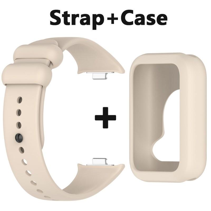 Silicone WatchBand+Case Cover For Xiaomi MiBand 9 Pro Smart Watch Strap Watchband Shell For Mi Band 9Pro Sport Bracelet Wristband