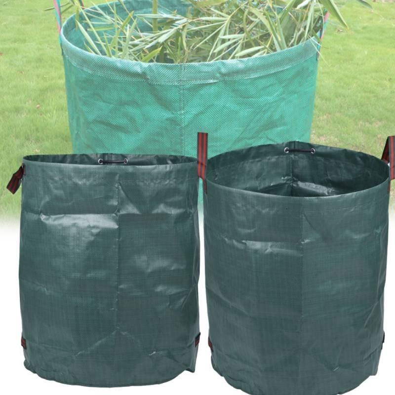 Durable Plastic Garden Waste Bag For Leaves And Branches High Capacity 60l To 500l