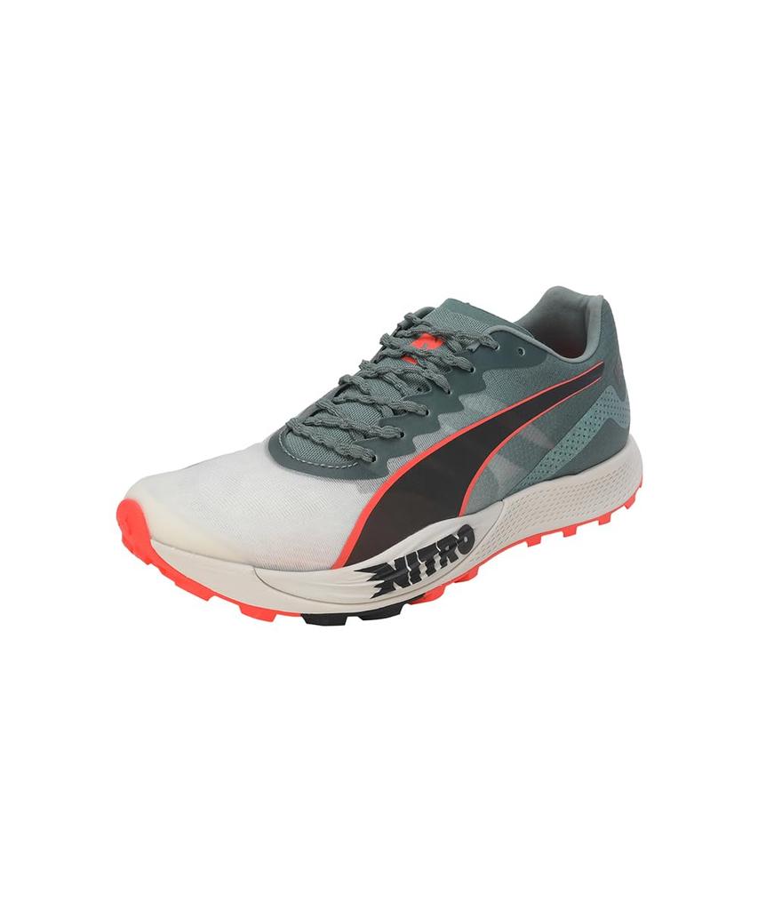 Trekking Shoes Fast Track Apex Nitro 23 Color Sun Cm [PUMA] Men's Fall/Winter Eucalyptus/Neon 26.0