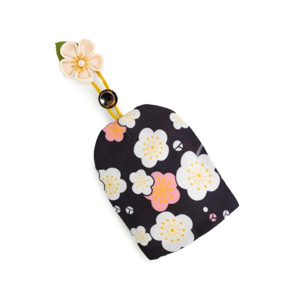 

Pull Rope Mechanism Pull Out Key Case Portable Kitty Keychain Bag Fabric Key Holder Daily Use Arch 2