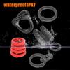 SAMEYO 10-Piece Silicone Male Chastity and Anti-Ejaculation Trainer Ring Set