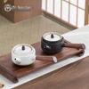 Dry Landscape Zen Ceramic Side Handle Teapot