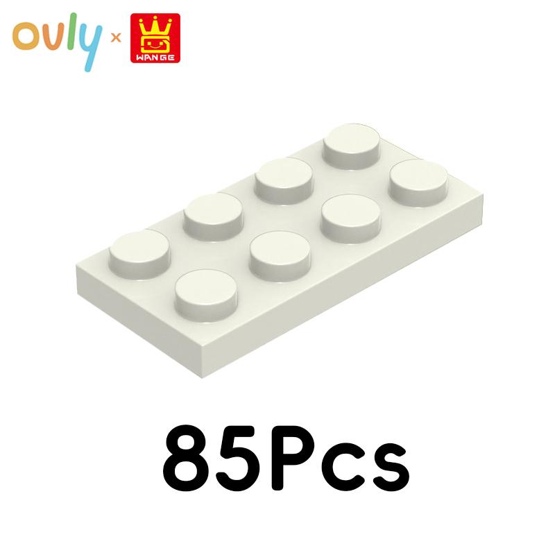 WANGE 4*2 Building Blocks 85Pcs Small Compatible Bricks 8-Hole Low Elements Accessories MOC DIY Bulk Kids Toy No.3020