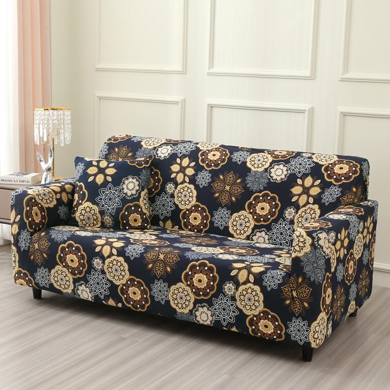 Printed Sofa Cover Stretch Couch Cover Sofa Slipcovers for Couches and Loveseats Washable Furniture Protector for Pets Kids