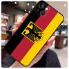 Deutschland Flagge Emblem Hülle Für iPhone 16 13 14 11 12 15 Pro Max X XR XS Max Plus 14 Plus Rückseite