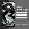 Stylish Dragon Leopard Marble Texture Tempered Glass Phone Case for Huawei Honor 400 200 100 90 80 Magic 7 Pro 6 5 Lite X9 Cover