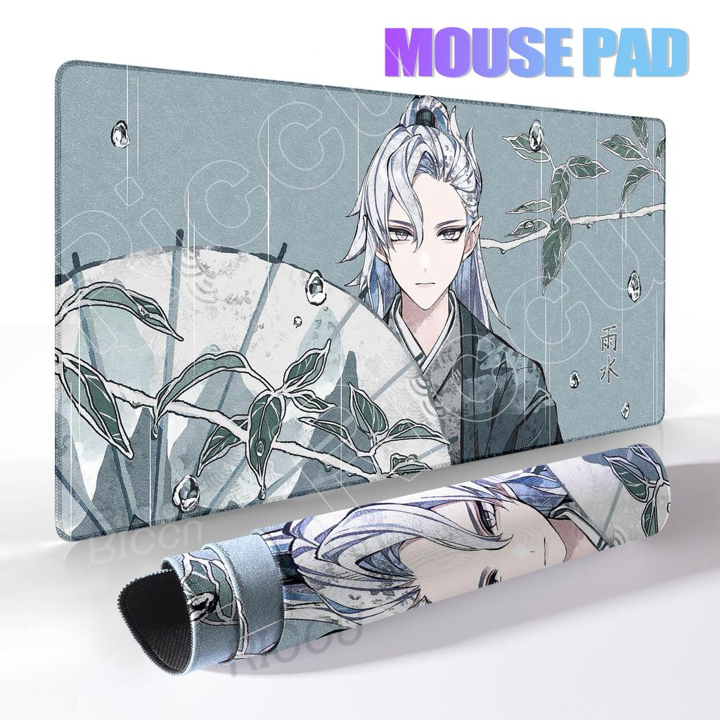 Game Large Mousepad Genshin Impact Mouse Pad Extra Kawaii Computer Keyboard Desk Mat XXL E-Sports Deskmat Gaming Accessories Pad