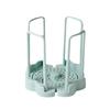 Rotating Telescopic Single-Layer Kitchen Sink Rack for Bowls and Plates
