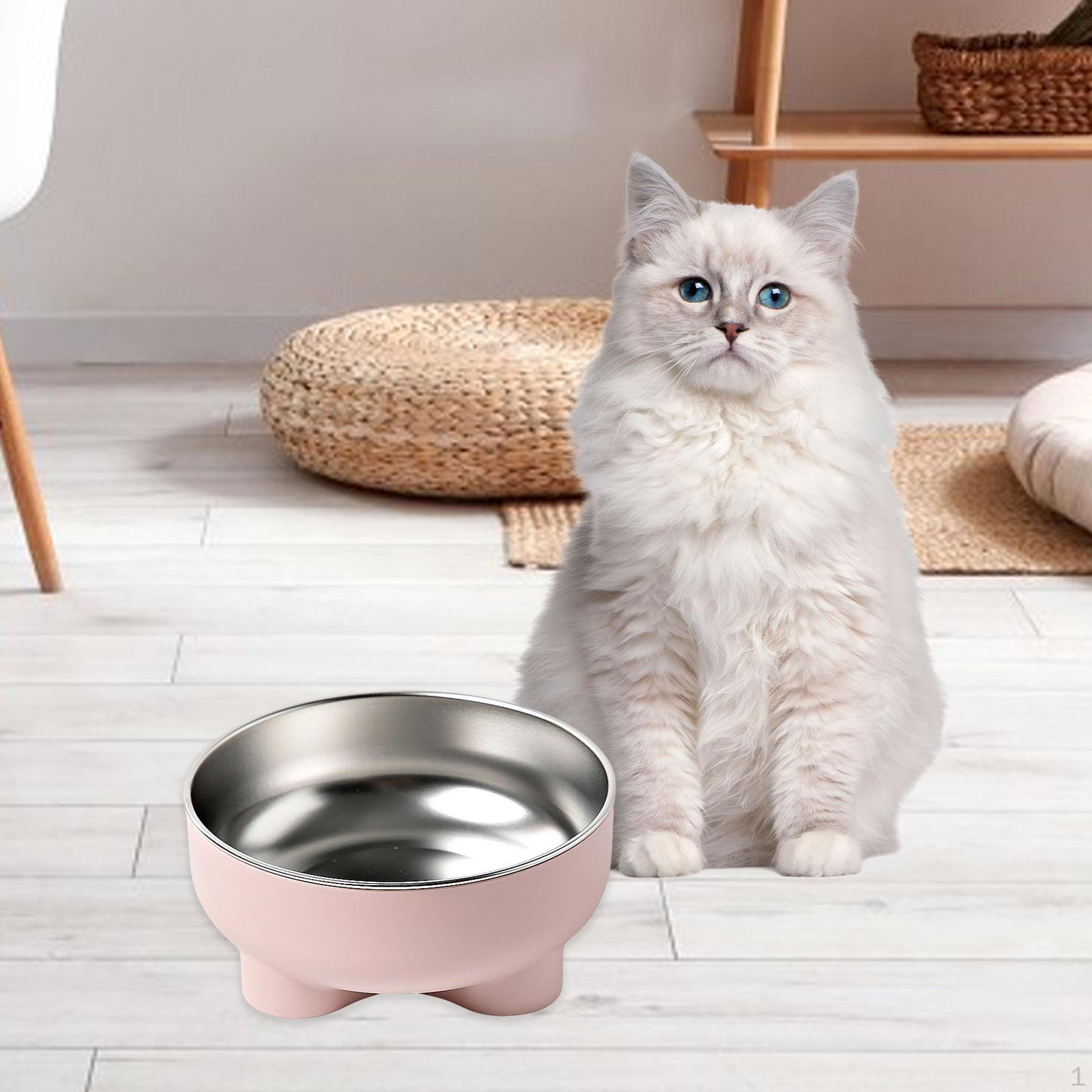 

Миска для кошек, еда и вода, миска для еды и питья, простая, легкая, многофункциональная, прочная, нескользящая