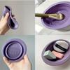 1 Silikon-Make-up-Pinselreinigungsschale - Kratzfreies, stromloses Reinigungspad für Make-up-Pinsel, Make-up-Pinselreinigungsschale