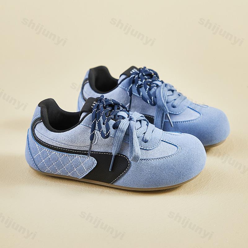 Fashion Women's Shoes 2025 Spring Platforms Sneakers Comfortable Women Vulcanize Shoes Lace Up Non Slip Casual Flat Shoes