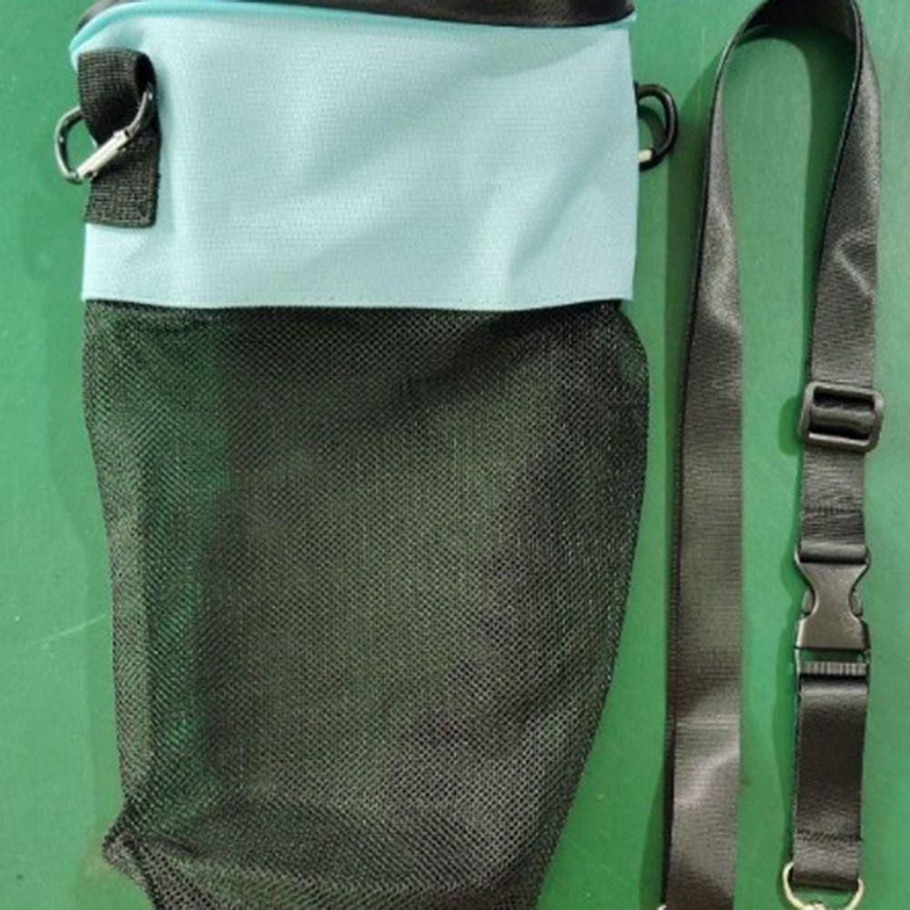 Drawstring Closure Beach Bag Portable Hanging Grid Bag Clothespin Storage Bag  Clothes Pins Storage
