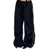European and American Y2K autumn and winter splicing loose casual street personality dark gothic style hip-hop pants
