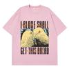 Japanese I Alone Pigeon Vintage Graphic T Shirt Unisex Unisex Fashion Casual Short Sleeve Tshirts 100 Cotton Oversized T Shirts