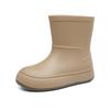 Women's Fashionable High-end Mid Tube Anti Slip And Waterproof Rain Shoes