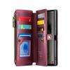 For Samsung Galaxy S25 Ultra Leather Case CASEME C36 Zipper Multiple Card Slots Phone Cover with Straps
