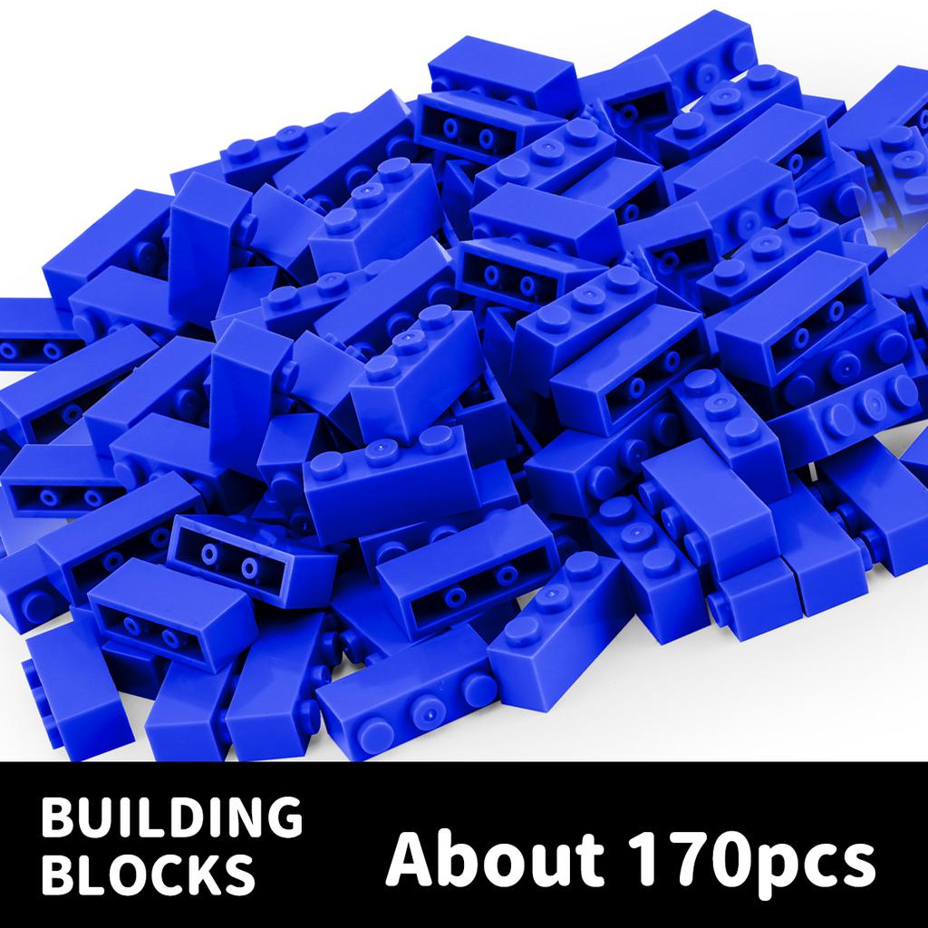 200g1x3 High Brick Multi Colour Timeless Basic Parts Building Imaginative Playthings Building Blocks Playthings Add-ons Fitting
