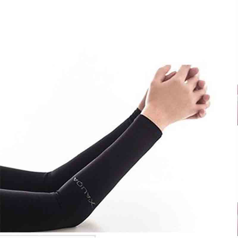 1 Pairs Arm Guard Sleeve with Thumb Hole Protective Sleeve Holders Sun UV Protection Long Arm Cover For Running Fishing Cycling