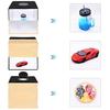 PULUZ 30cm Photography Light Box, Portable Photo Studio Light Box, Foldable Photo Box with Soft Lighting Cloth and 12 Color Backdrops (12"x12")