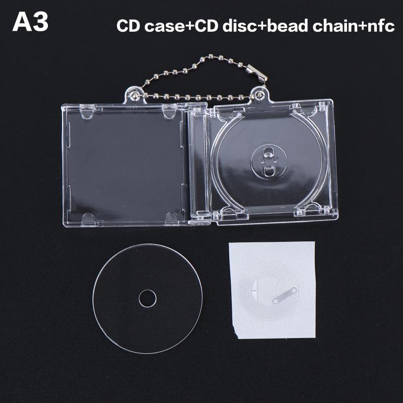 Mini NFC Funkční Pouzdro na CD Klíčenka Periferie Album Držák na Klíče Pro DIY Přívěsek na Batoh
