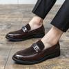 All-match Mens Loafers New Arrival Mens Slip On Shoes Leather FashionWedding Dress Men Classic Hot Sale Men Casual Walking Shoes