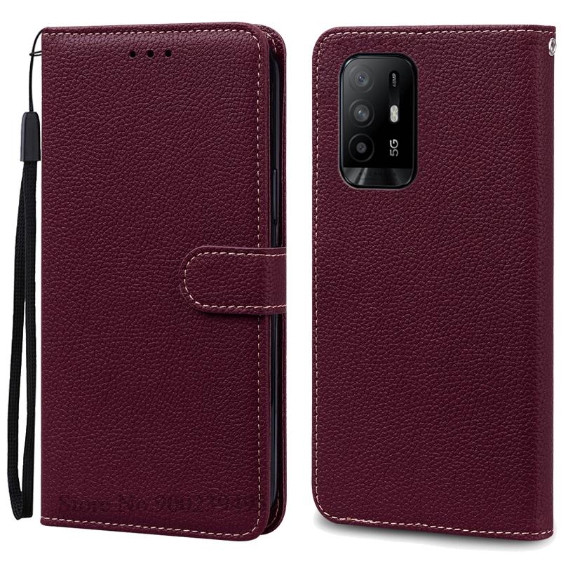 Für OPPO A94 5G Hülle Brieftasche Leder Klapphülle Für OPPO A94 Hülle Weiche Silikonhülle Für OPPO A 94 4G 5G Handyhülle Coque Fundas