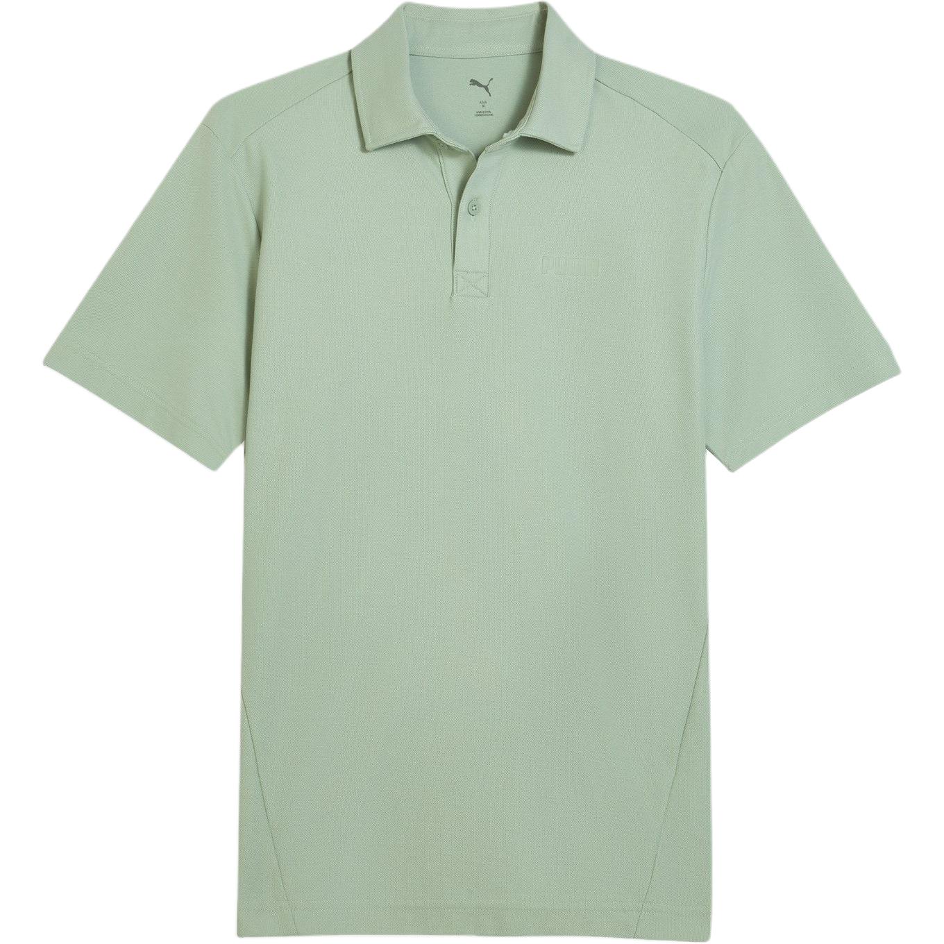 

Puma Rad/Cal Casual Moisture-Wicking Quick-Dry Sun Protection Short Sleeve Polo Shirt Men Polo Shirts Fog-Green 690191-86 S