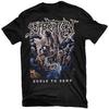 HuUnisex Waste Suffocation Rock Band Graphic Tee  Cotton Round Neck Casual Unisex Tshirt Summer Top