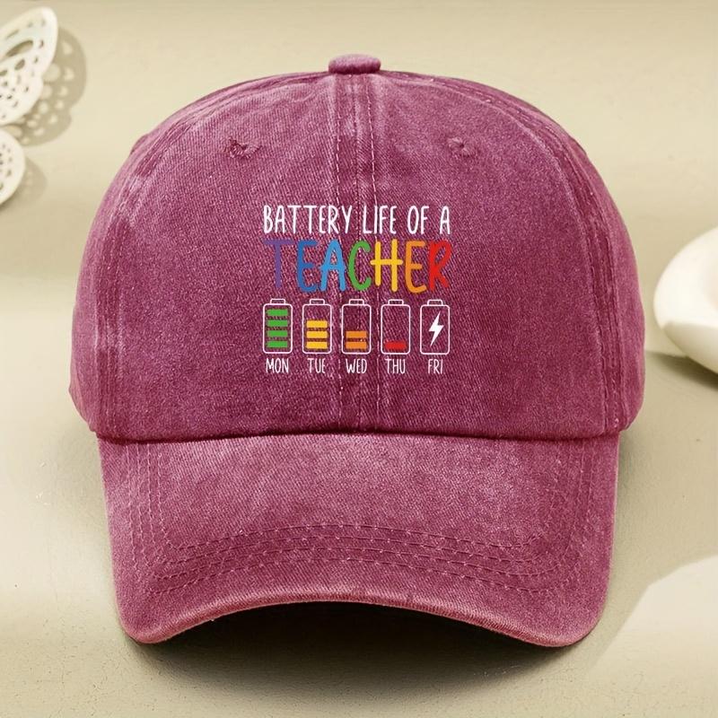 

TEACER Цветная Кепка с Принтом Букв Унисекс Ретро Мягкий Козырек Бейсболка Для Улицы Повседневная Женская Бейсболка One Size