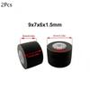 2Pcs 9X7X6X1.5Mm Walkman Tape Drives Pinch Roller Tape Recorder Cassette Player Press Rubber Belt Wheel Pulley