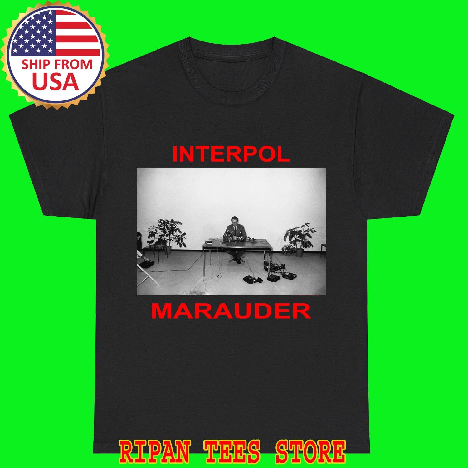 Interpol Marauder Black T-Shirt Tee Top Unisex XL